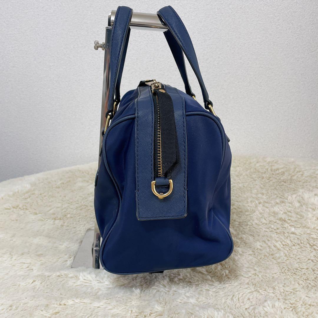 MARC JACOBS 2WAY ナイロン ボストンバッグ ネイビー ショルダー