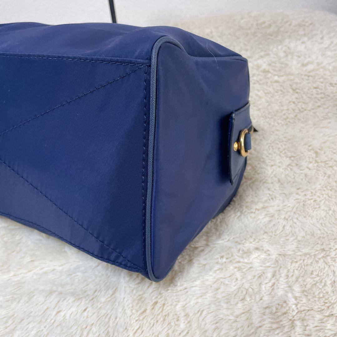 MARC JACOBS 2WAY ナイロン ボストンバッグ ネイビー ショルダー