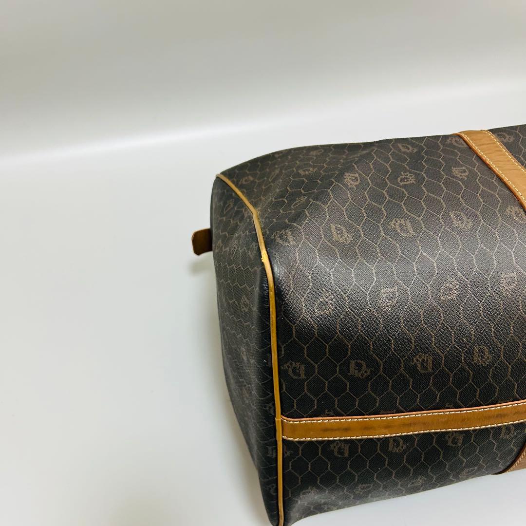 ChristianDior ディオール ハニカム柄 PVC ボストンバッグ