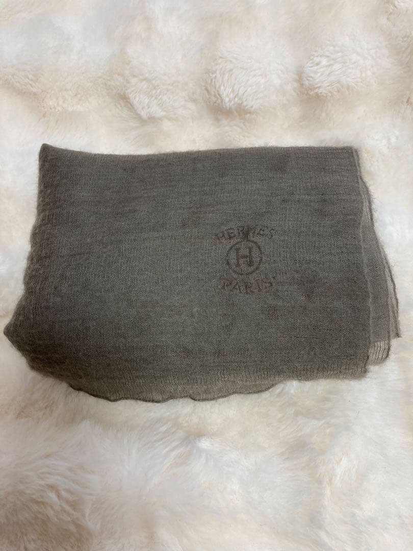 エルメス HERMES Cashmere Silk Stole カシミヤ シルク