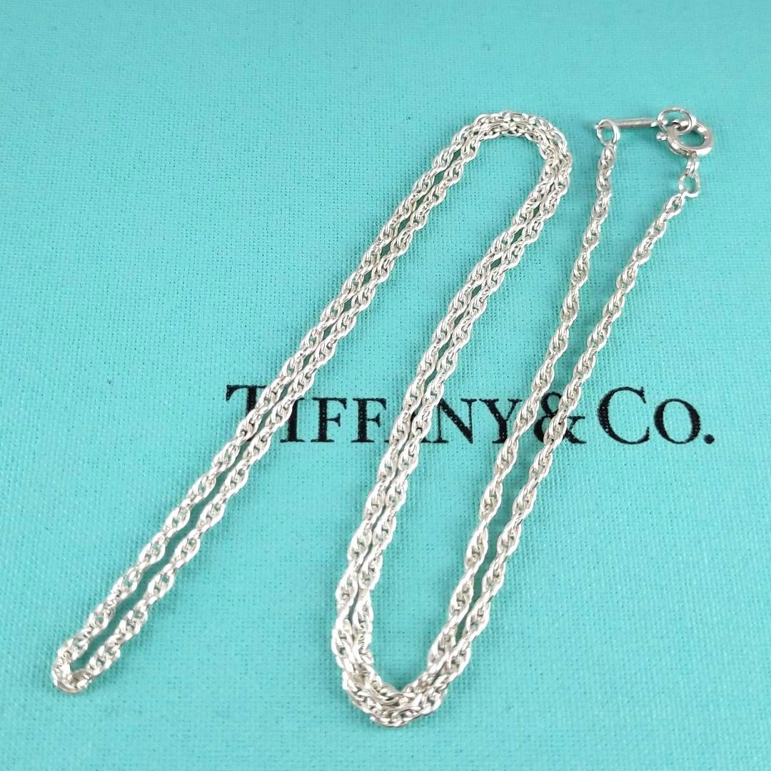 ★SALE★【ティファニー】ツイスト　スクリュー　チェーン　ペンダント　2639