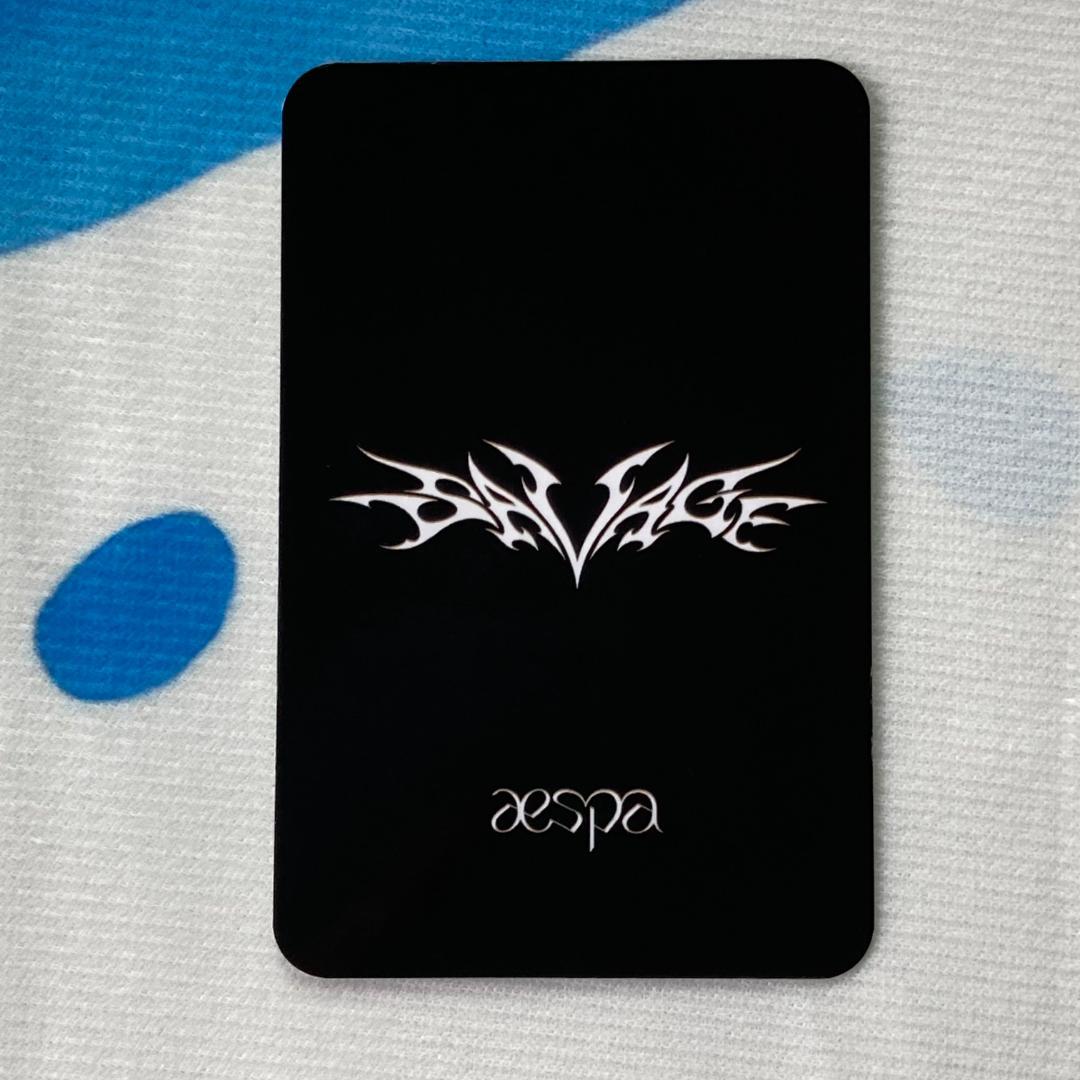 aespa Savage sgs winter トレカ ウィンター