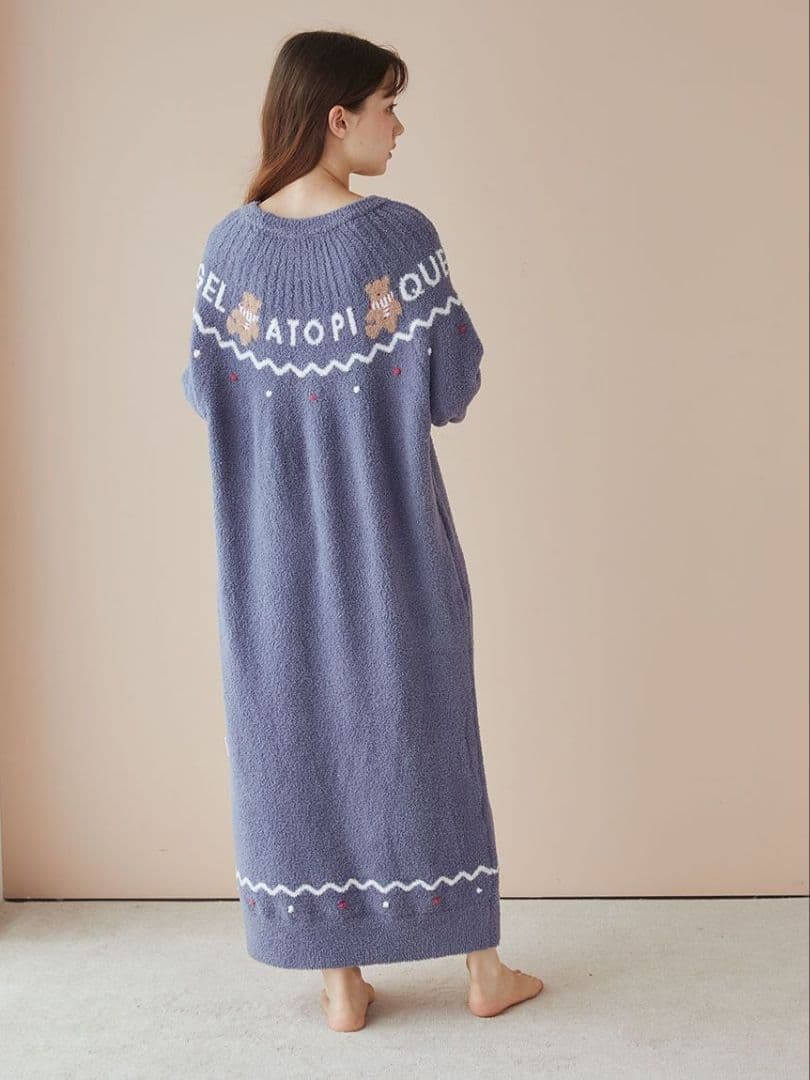 正規品♡新品 ジェラートピケ ノルディックワンピース ネイビー