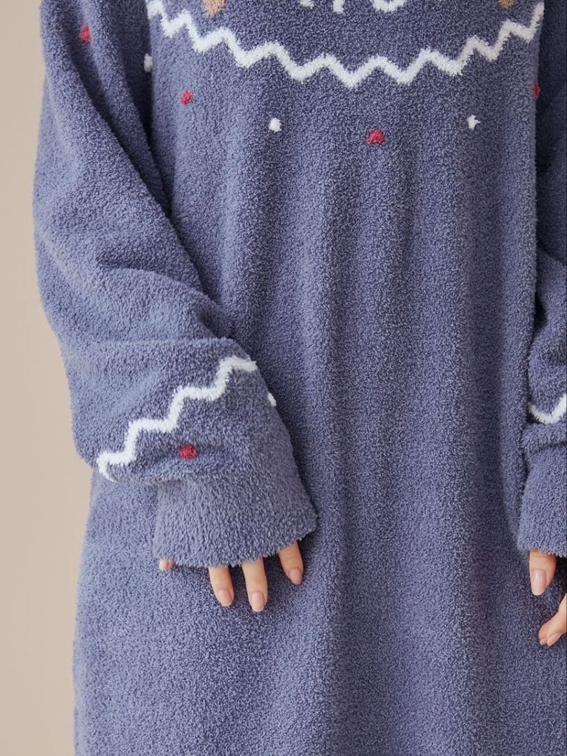 正規品♡新品 ジェラートピケ ノルディックワンピース ネイビー