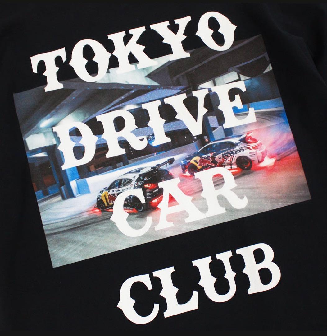 【ろーりん】TOKYO DRIVE CAR CLUB Tシャツ ブラック