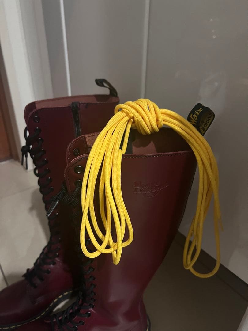 Dr. Martens バーガンディ ロングブーツ UK4