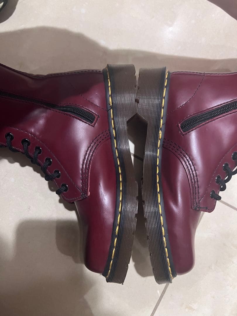 Dr. Martens バーガンディ ロングブーツ UK4