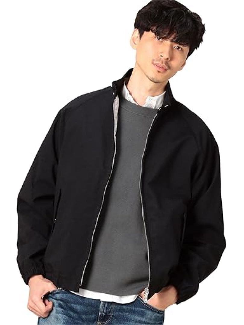 BEAUTY & YOUTH ナイロン スウィングトップ L ブラック