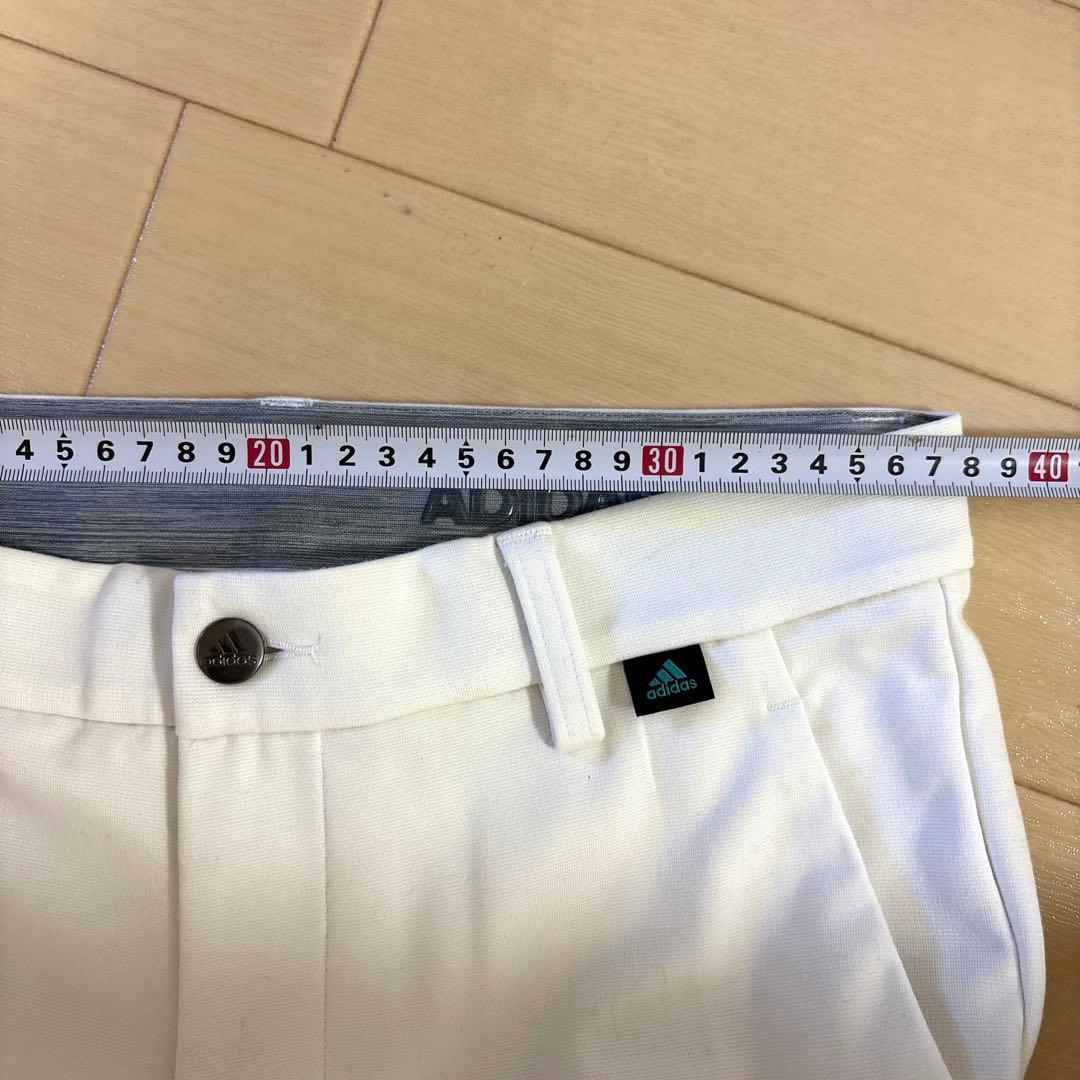 新品 タグ付き adidas ゴルフ パンツ メンズ ホワイト