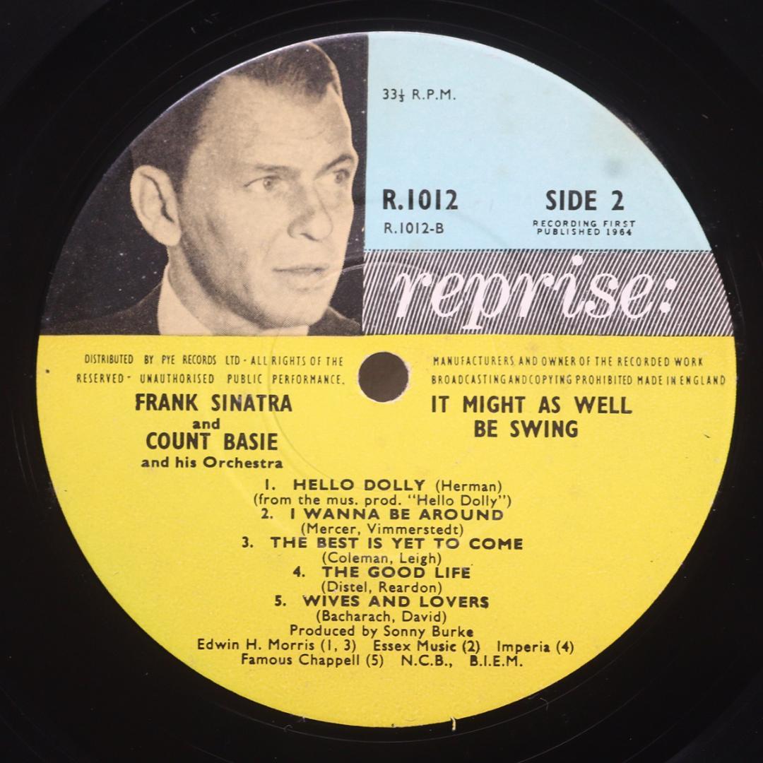 英LP Frank Sinatra & Count Basie UK盤 Mono