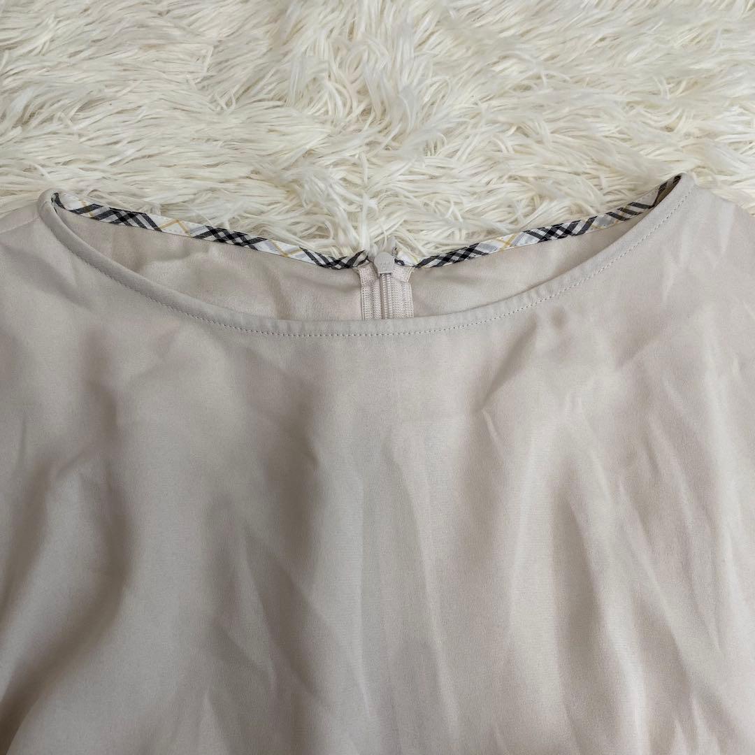BURBERRY BLUE LABEL ノースリーブドッキングワンピース フリル