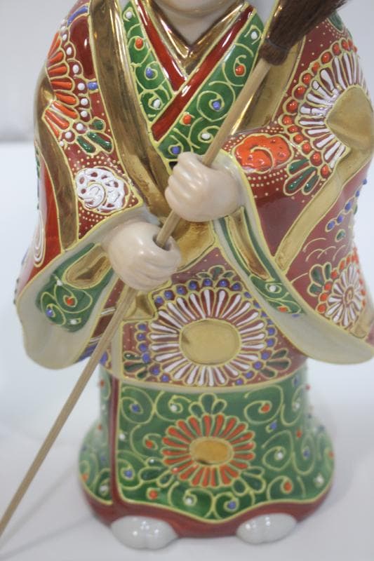 ◆九谷焼　大きめな高砂人形　夫婦円満　縁起物　工芸品