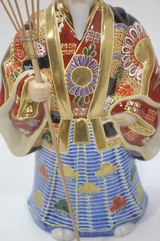 ◆九谷焼　大きめな高砂人形　夫婦円満　縁起物　工芸品