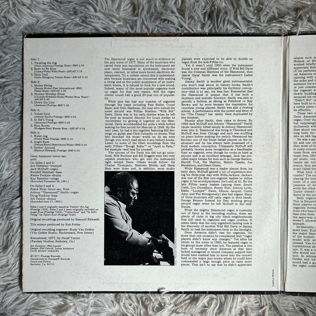 洋楽 Gene Ammons Organ Combos US