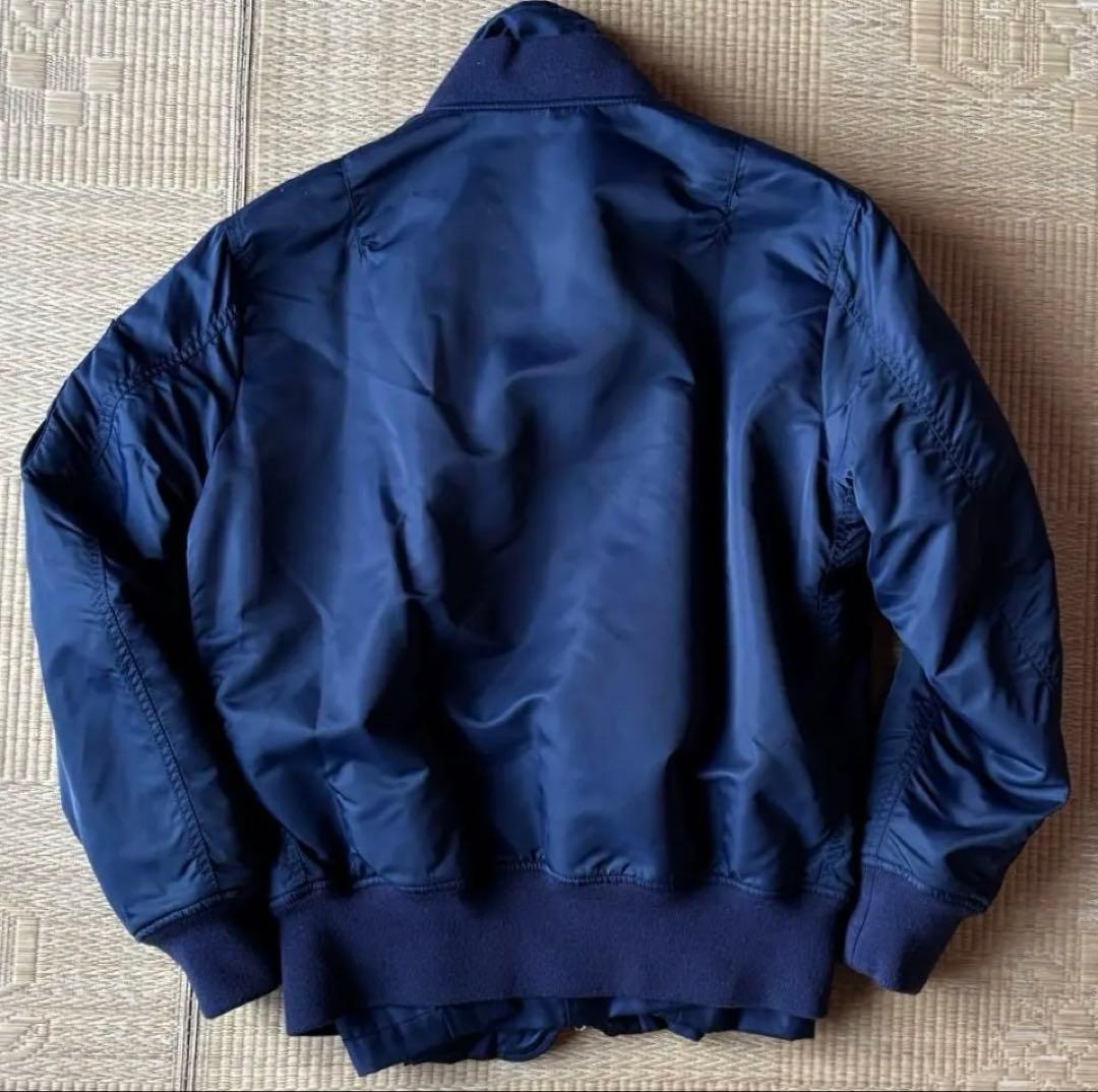 ロロピアーナ 極上ブルゾン ma-1 ジャケットM
