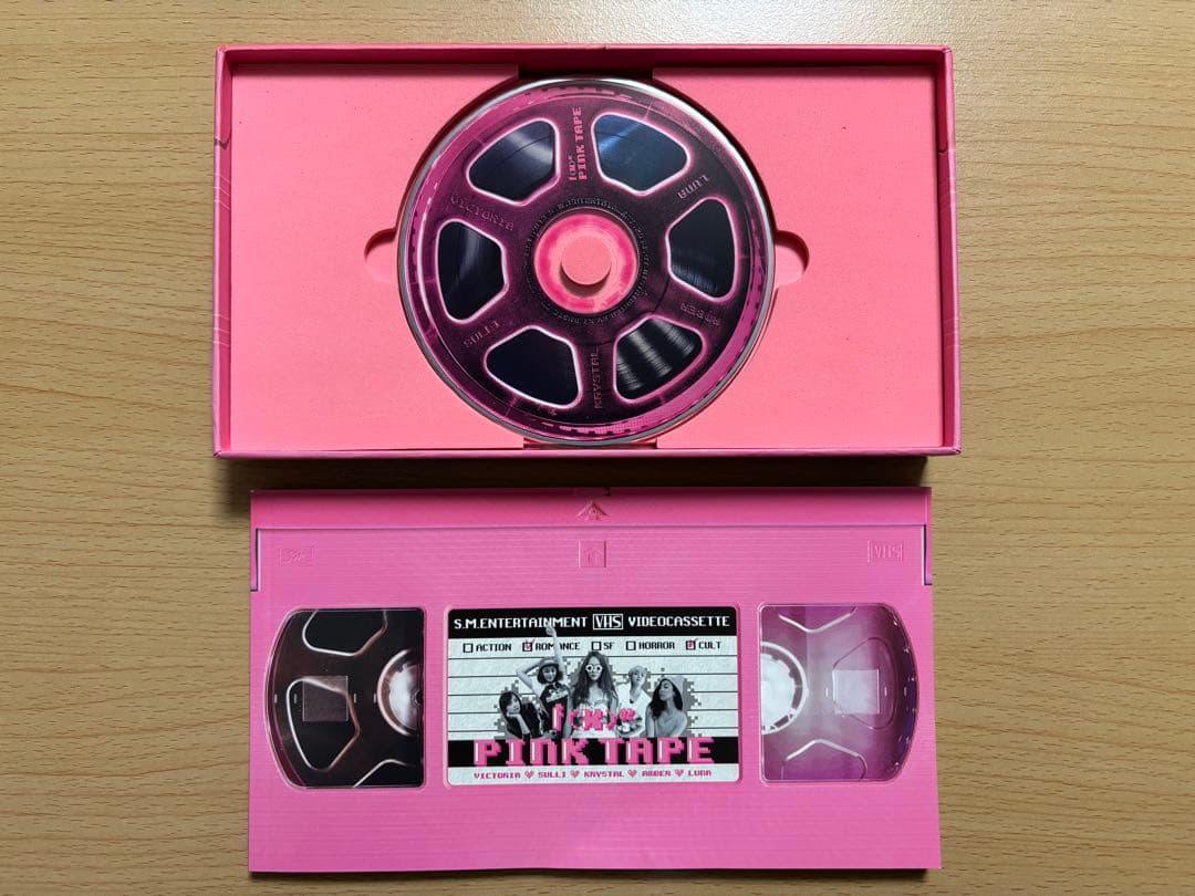 f(x) pinktape CDアルバム　クリスタル　トレカ付