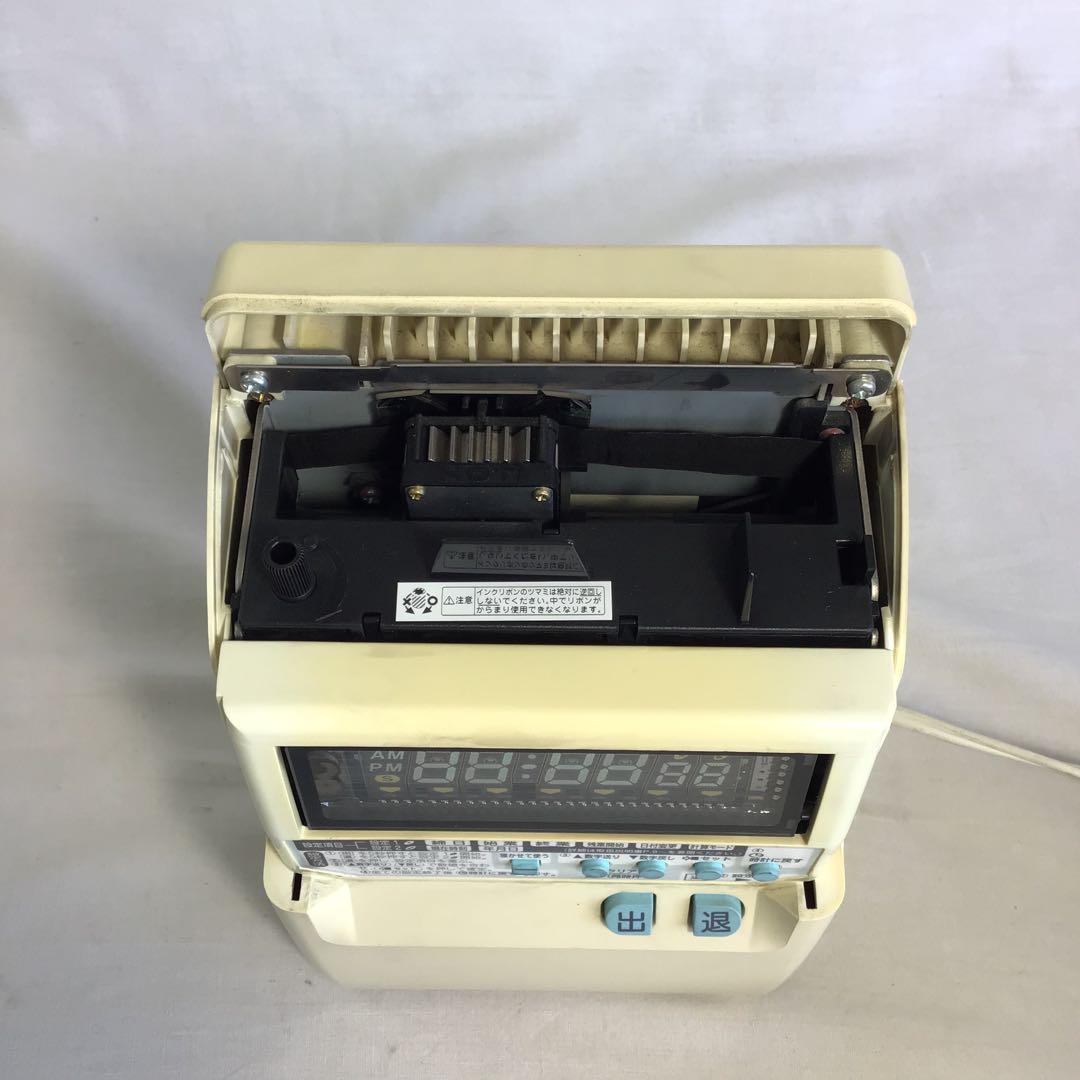 タイムレコーダーMAXマックス ER-110SⅡ 通電確認