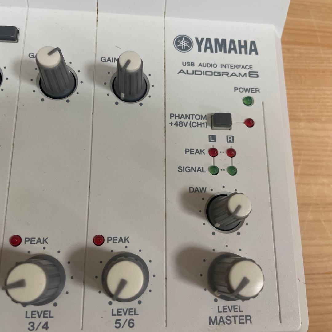配信機器・PA機器・レコーディング機器 YAMAHA AUDIOGRAM 6 USB AUDIO INTERFACE