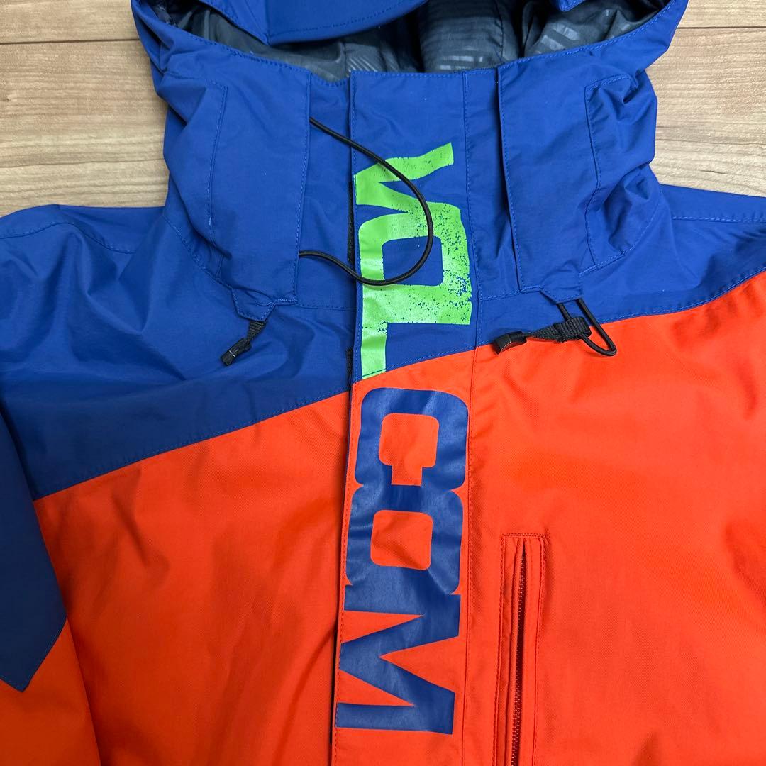 Volcom スノーボードジャケット オレンジ/グリーン