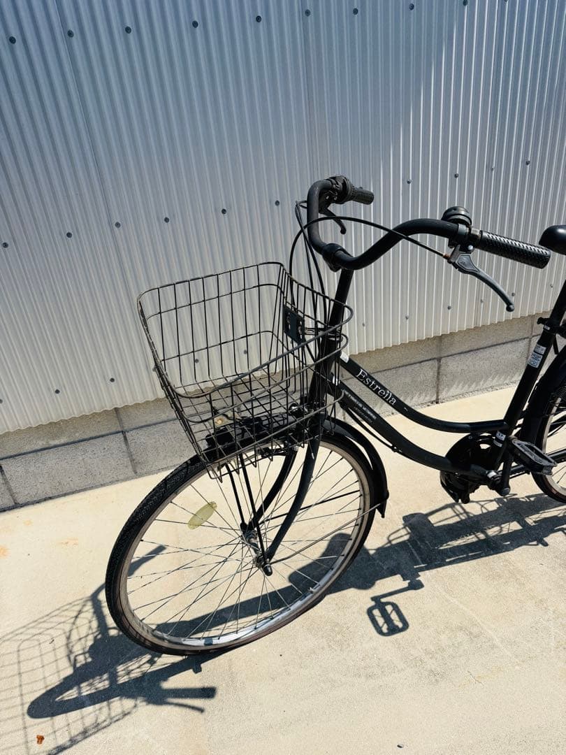 福岡発 Estrella 26インチ 自転車 ママチャリ カゴ付き 通学 通勤