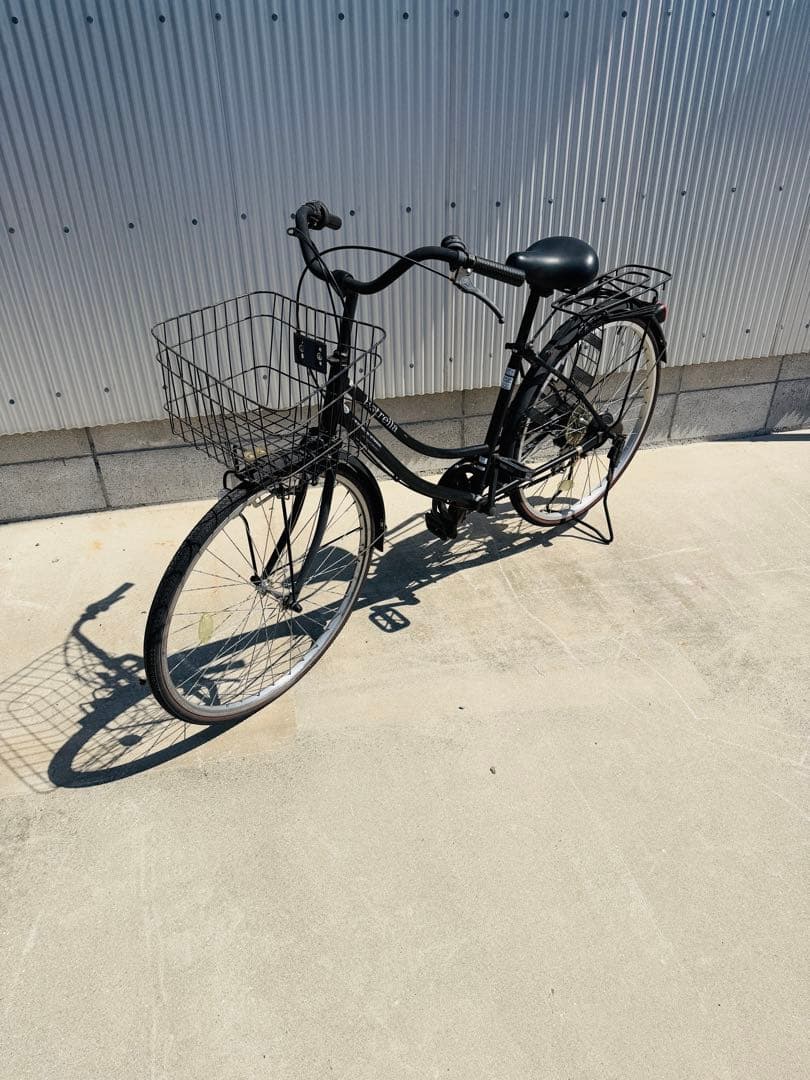 福岡発 Estrella 26インチ 自転車 ママチャリ カゴ付き 通学 通勤