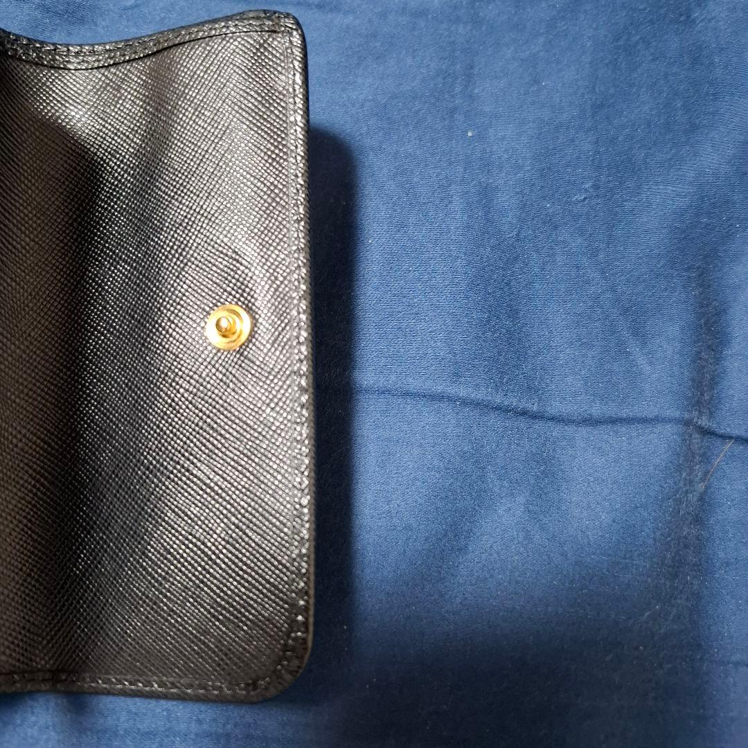 PRADA ブラック 三つ折り財布 箱付き