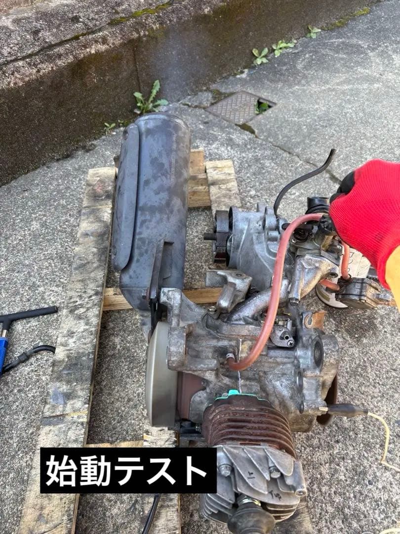 ライブディオ　AF34・ AF35クランクベアリング交換済みボアアップエンジン