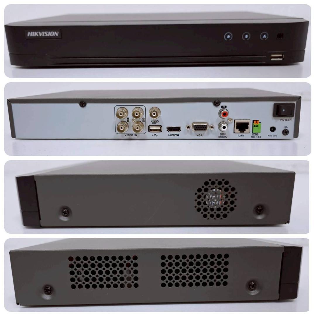 ハイクビジョンレコーダー カメラ3台セット DS-7204HQHI-K1/P