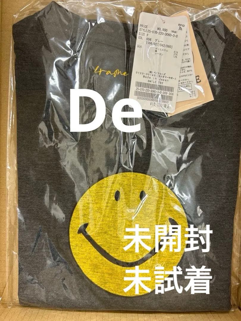 新品タグ付framework スマイルTシャツ