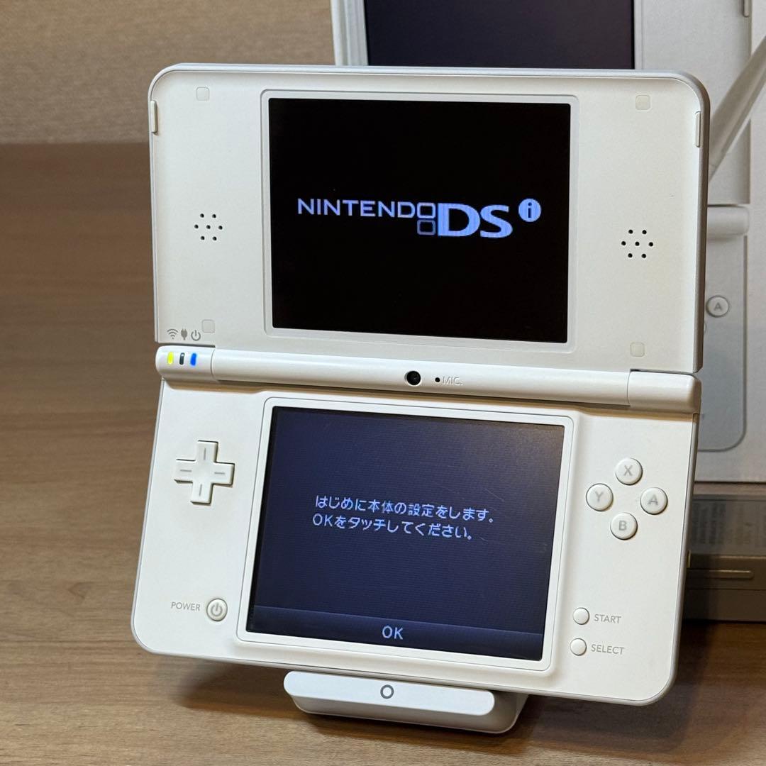 6-127 ニンテンドーDSi LL ナチュラル・ホワイト 箱付き
