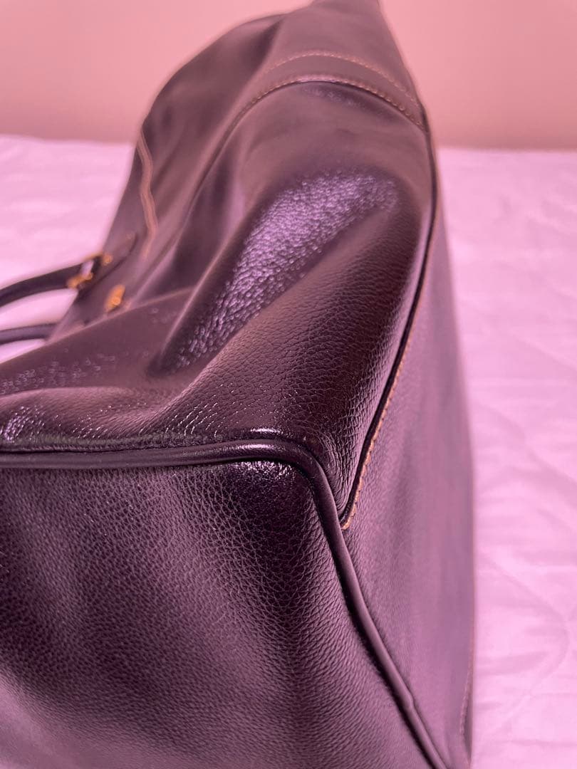 超美品dunhillダンヒルオールレザーボストンバックブラック　ほぼ未使用商品