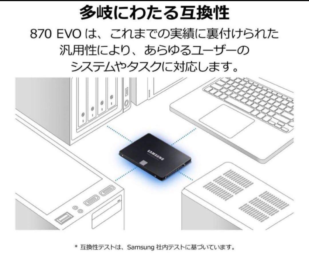 新品未開封 Samsung 870 EVO 4TB SSD SATA2.5インチ