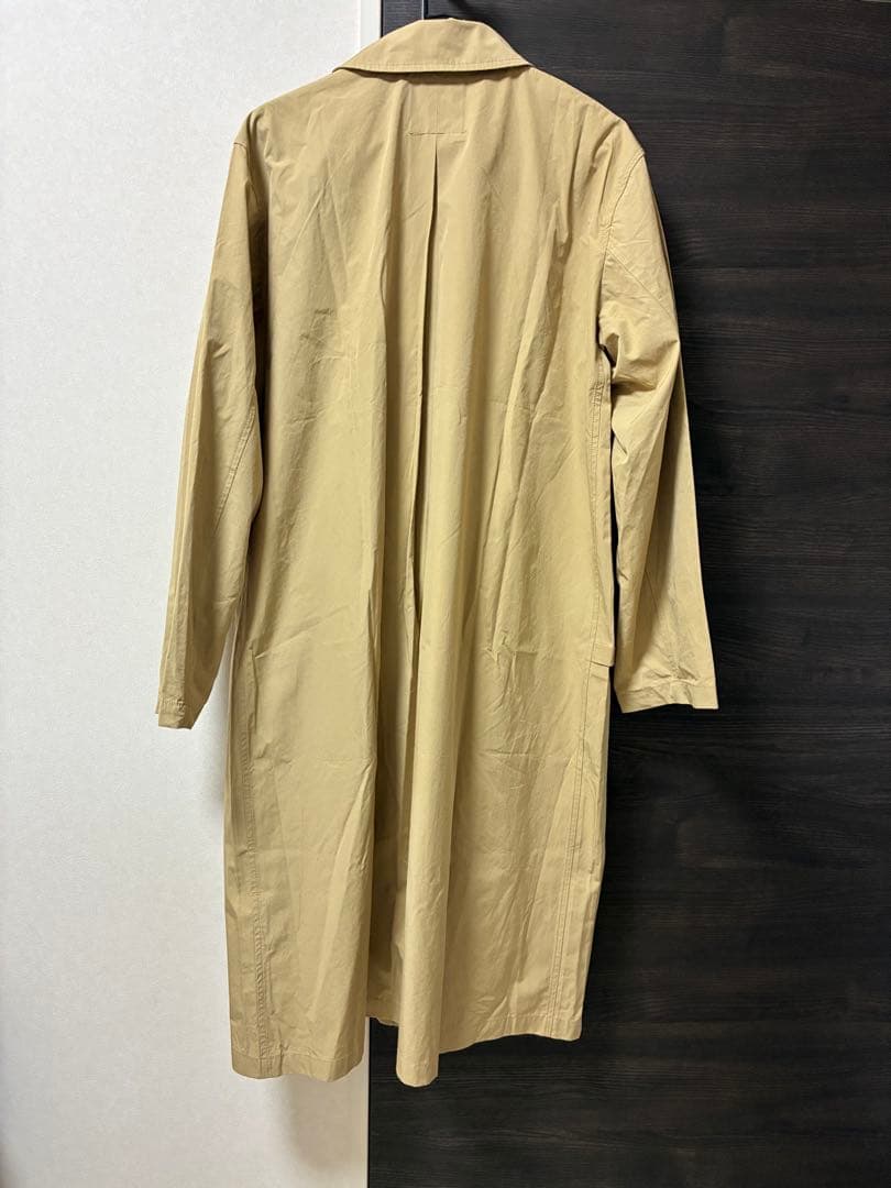 新品タグ付き GEVACO ゲバコ ステンカラーコート ベージュ 春アウター