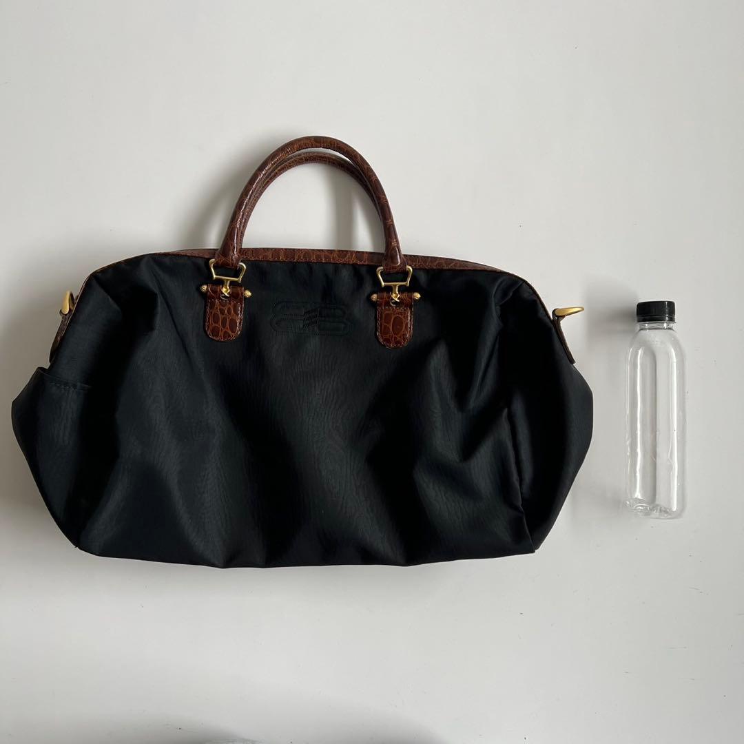 バッグ BALENCIAGA BB CROCO MINI BOSTON BAG