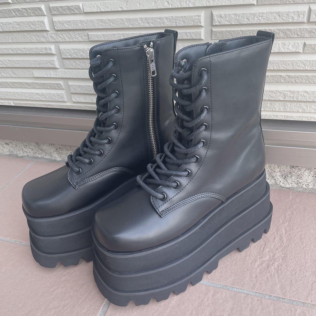 Darich 新品 トリプルソールエンジニアブーツ ブラック S