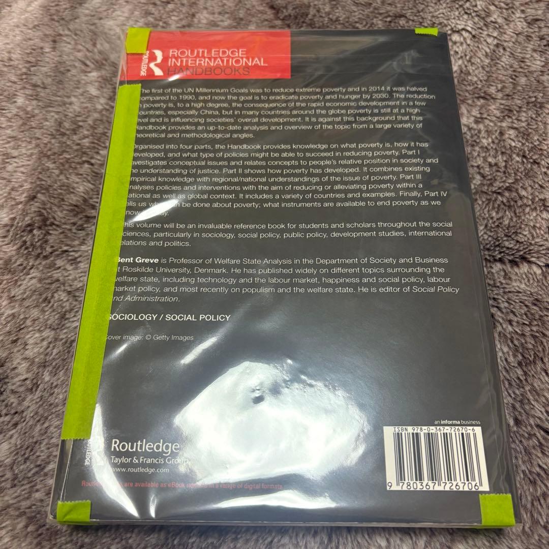 ビジネス・経済 RoutledgeInternationalHandbookof Poverty