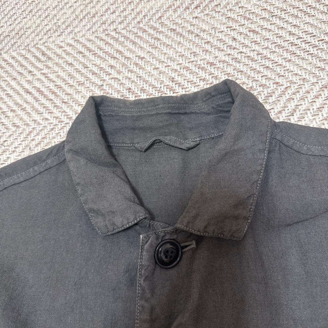 CONFECT ダークグレー リネン カバーオール