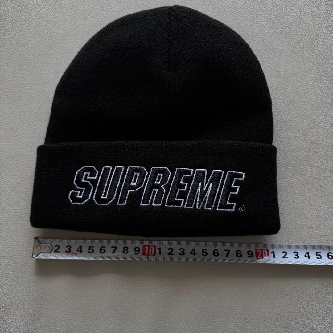 Supreme Slant Beanie ビーニー　ブラック　ニット帽　帽子