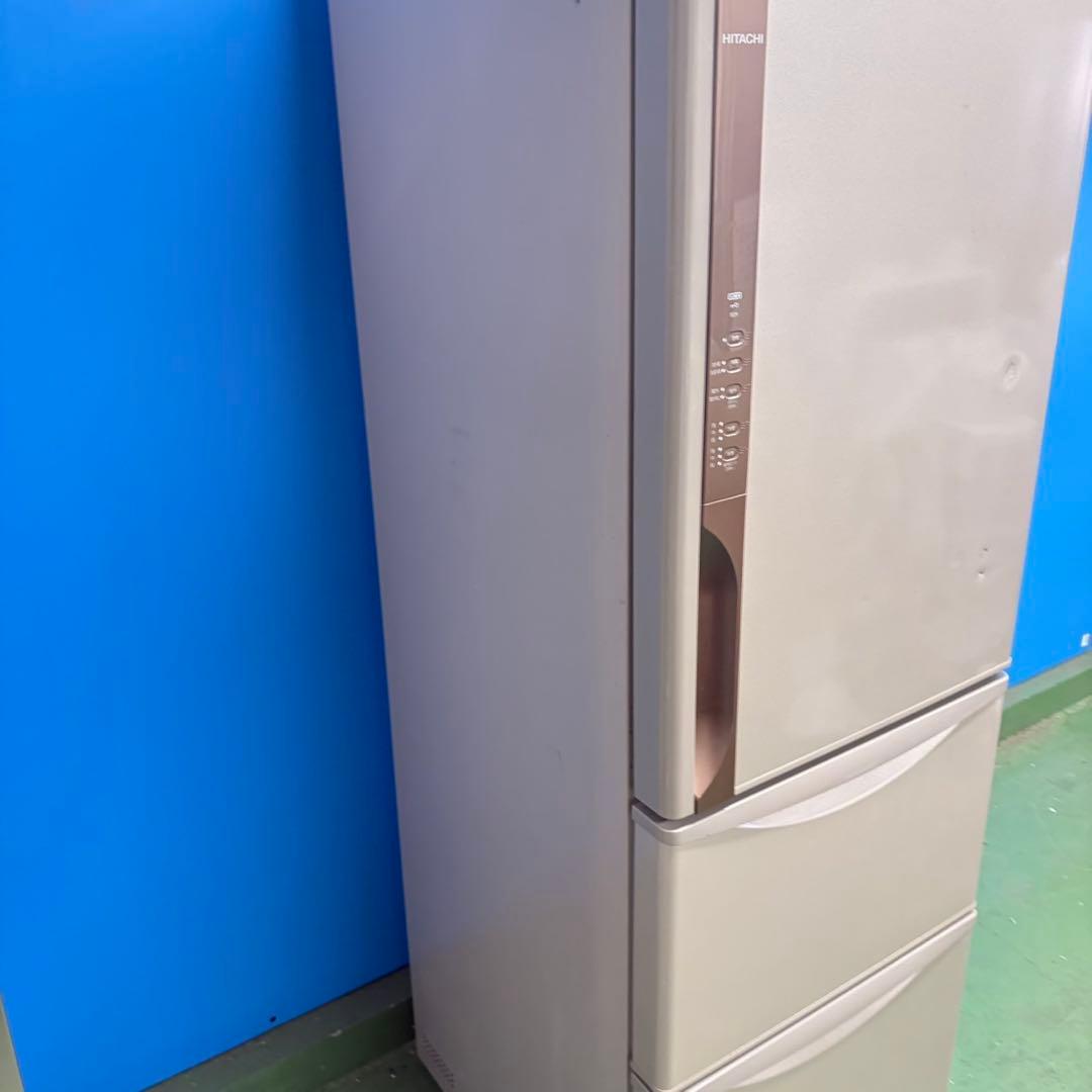 805 冷蔵庫　小型　大型　300L強　右開き　自動製氷機付　一人暮らしにも！