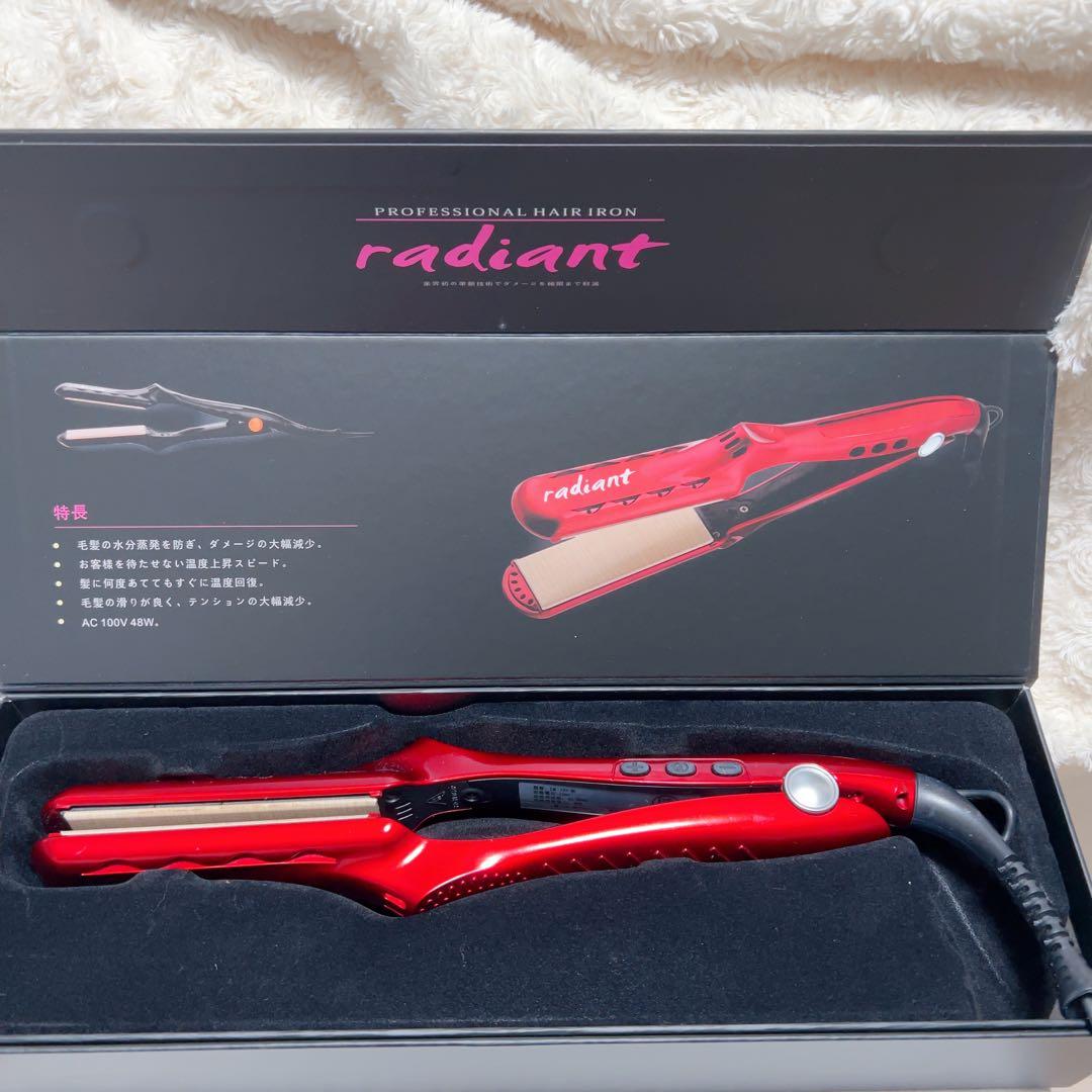 radiant プロフェッショナルヘアアイロン 28mm
