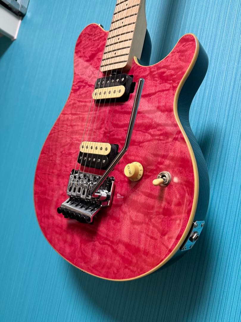 ギター STERLING Musicman AXIS AX40 Trans Pink