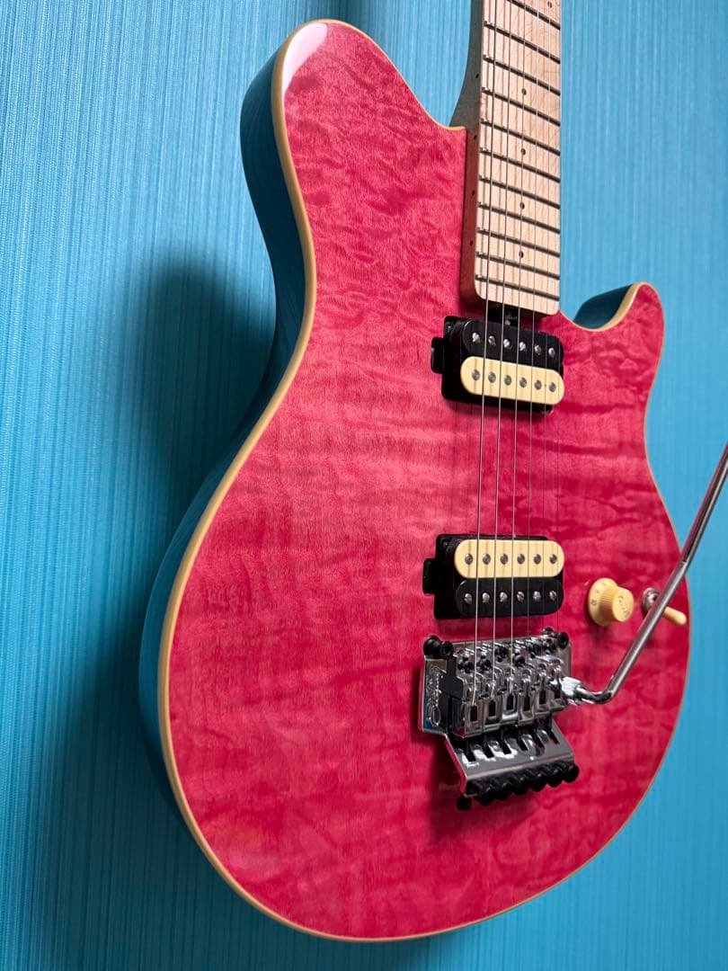 ギター STERLING Musicman AXIS AX40 Trans Pink