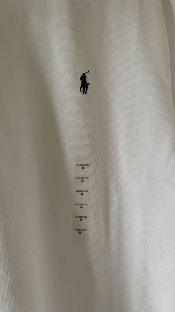 【新品】Polo Ralph Lauren 長袖Tシャツ M ホワイト