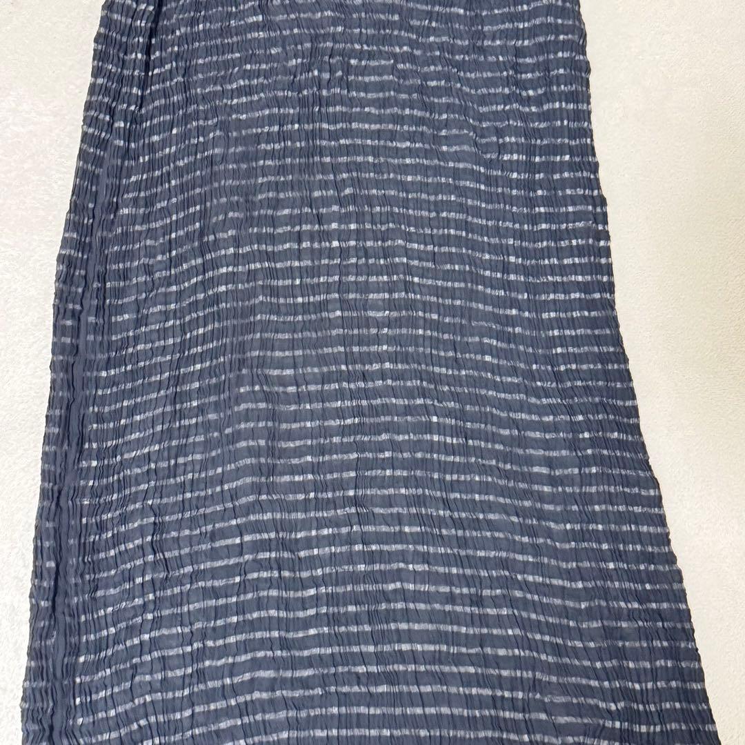 ISSEY MIYAKE プリーツ　ロングスカート　リバーシブル　ブラック