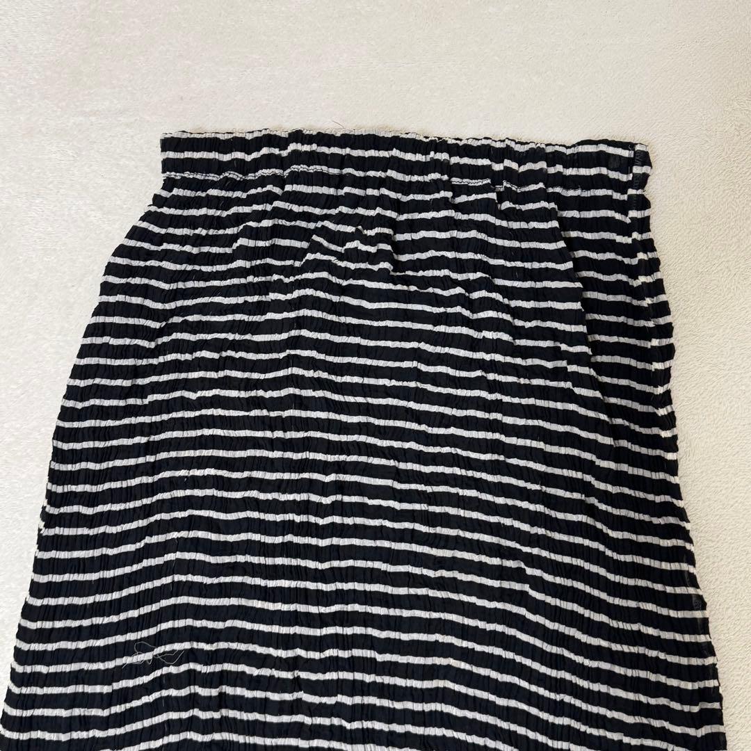 ISSEY MIYAKE プリーツ　ロングスカート　リバーシブル　ブラック