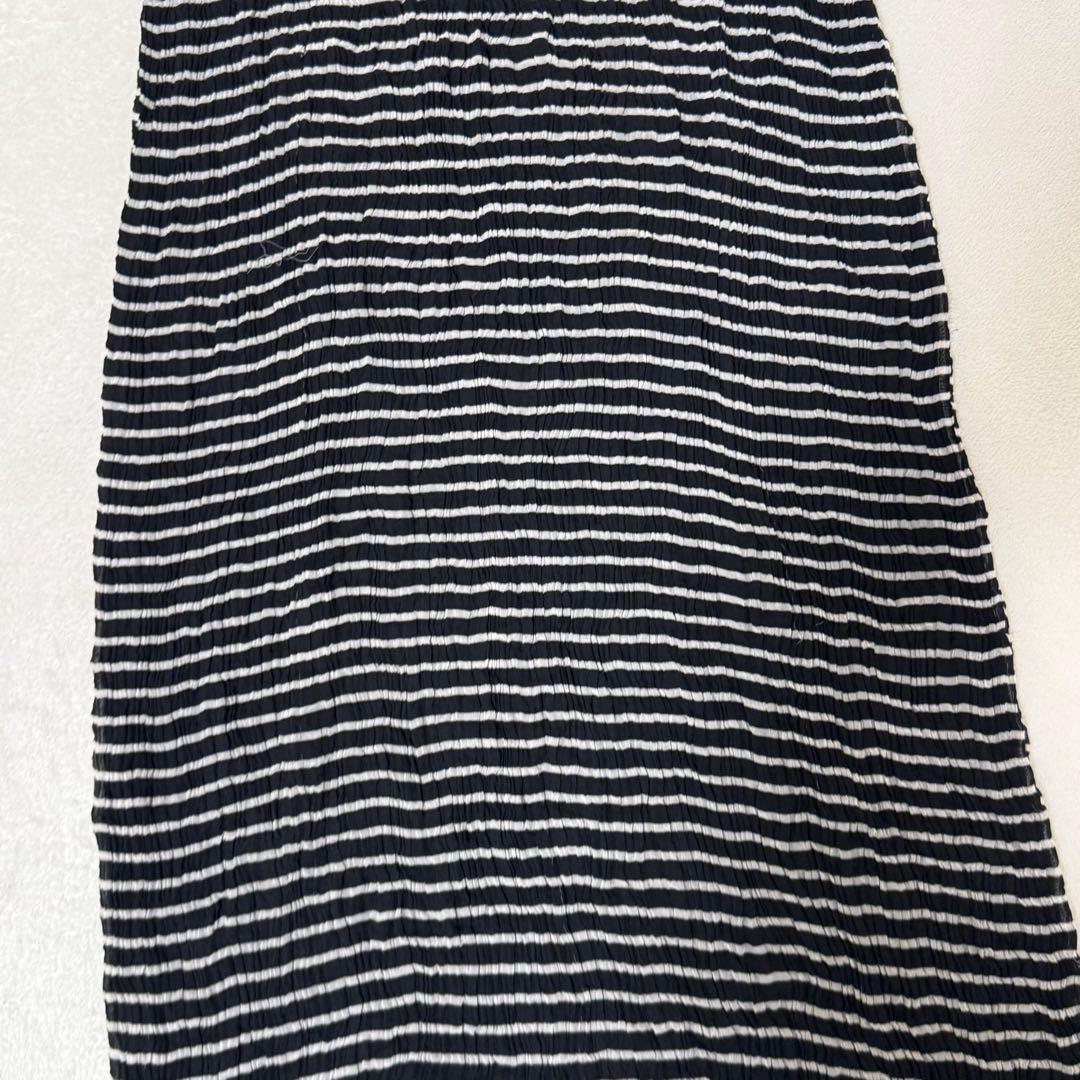 ISSEY MIYAKE プリーツ　ロングスカート　リバーシブル　ブラック