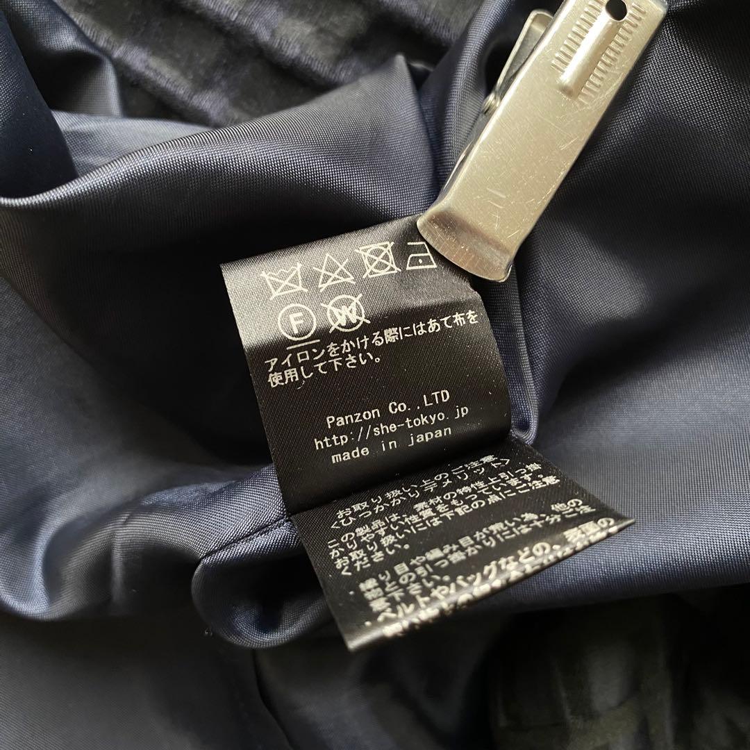 新品 SHE Tokyo シートーキョー Anna waffle navy 36