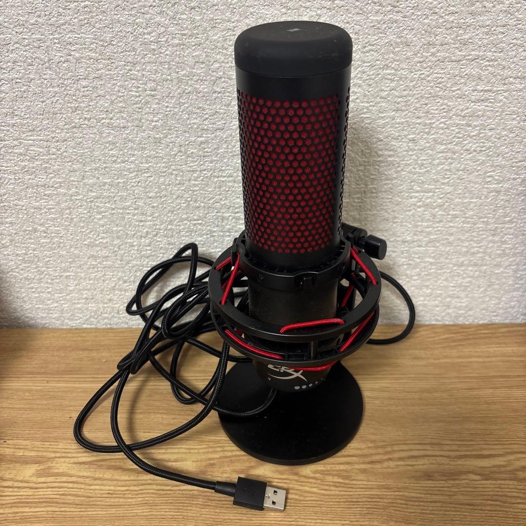 ハイパーエックスUSBコンデンサーマイクHX-MICQC-BK（4P5P6AA）
