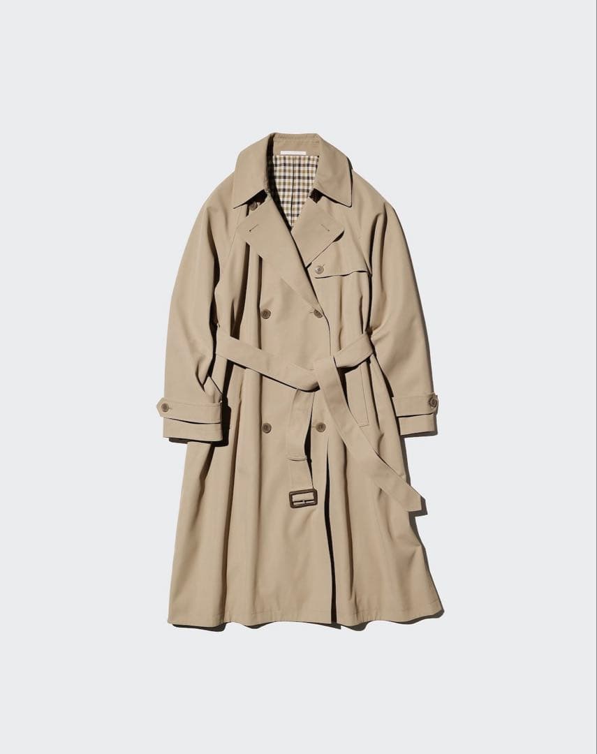 UNIQLOトレンチコート リラックスフィット