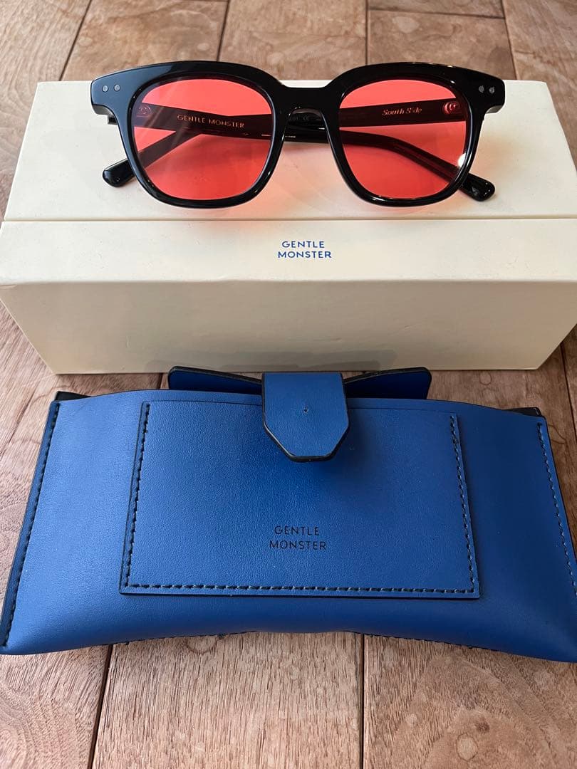 Gentle Monster South Side レッドレンズ 付属品完備